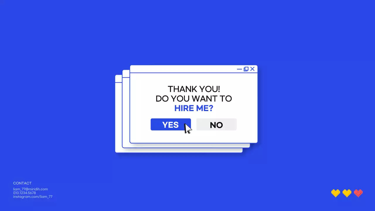 Blue Minimal Portfolio Resume Presentation