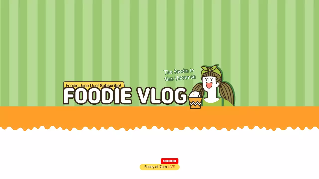 Yellow Simple Baking Vlog YouTube Thumbnail