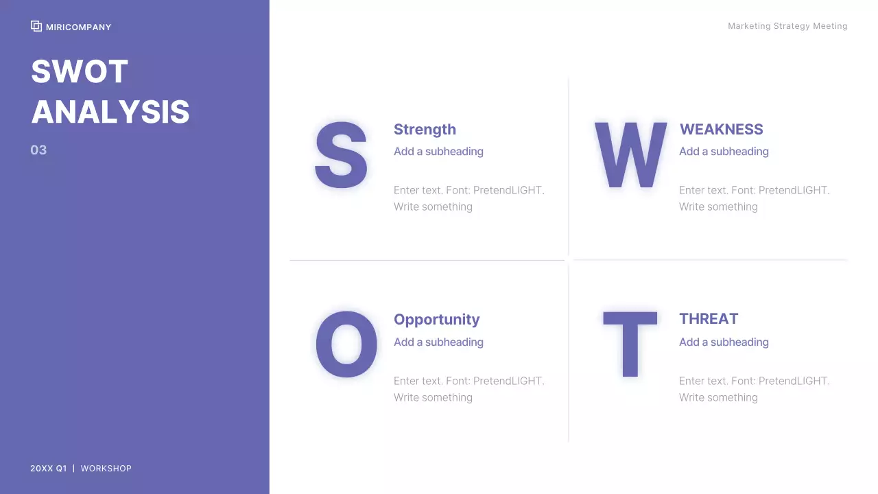 Purple Professional Marketing Workshop Presentation