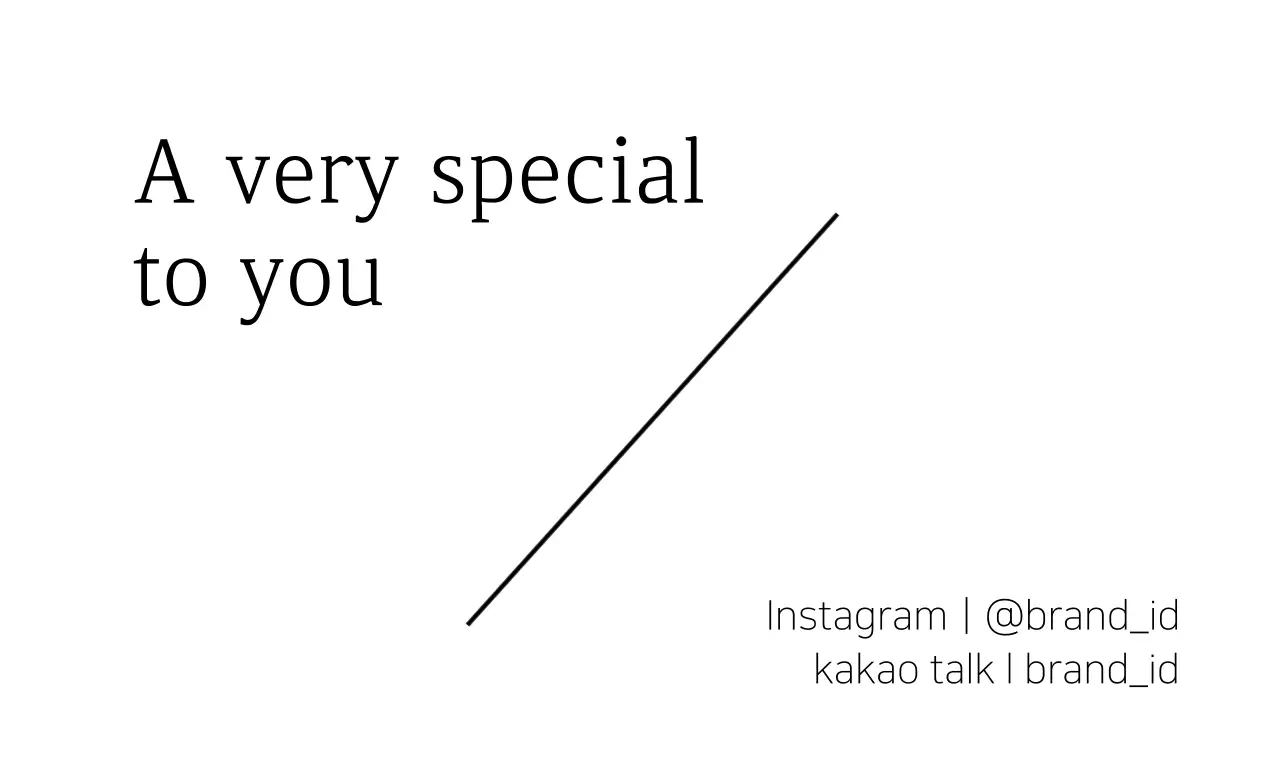 Solid white brand label