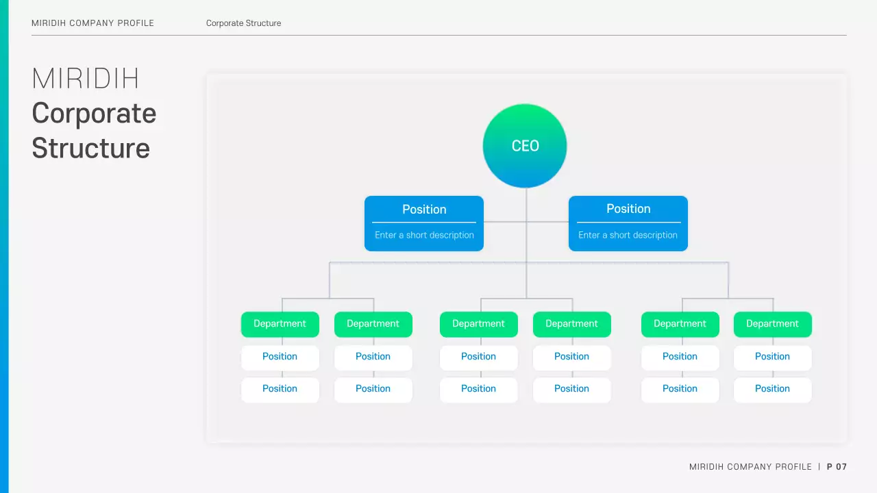 Blue Modern Company Profile Document Presentation