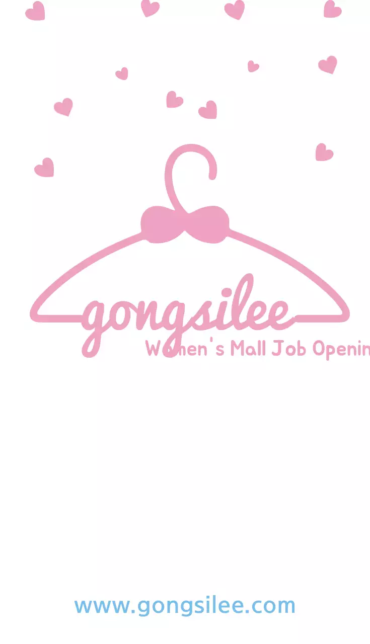 Danh thiếp tuyển dụng hiện đại màu hồng