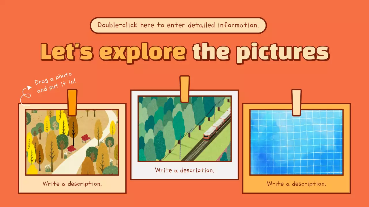 Orange Retro School Guide Presentation