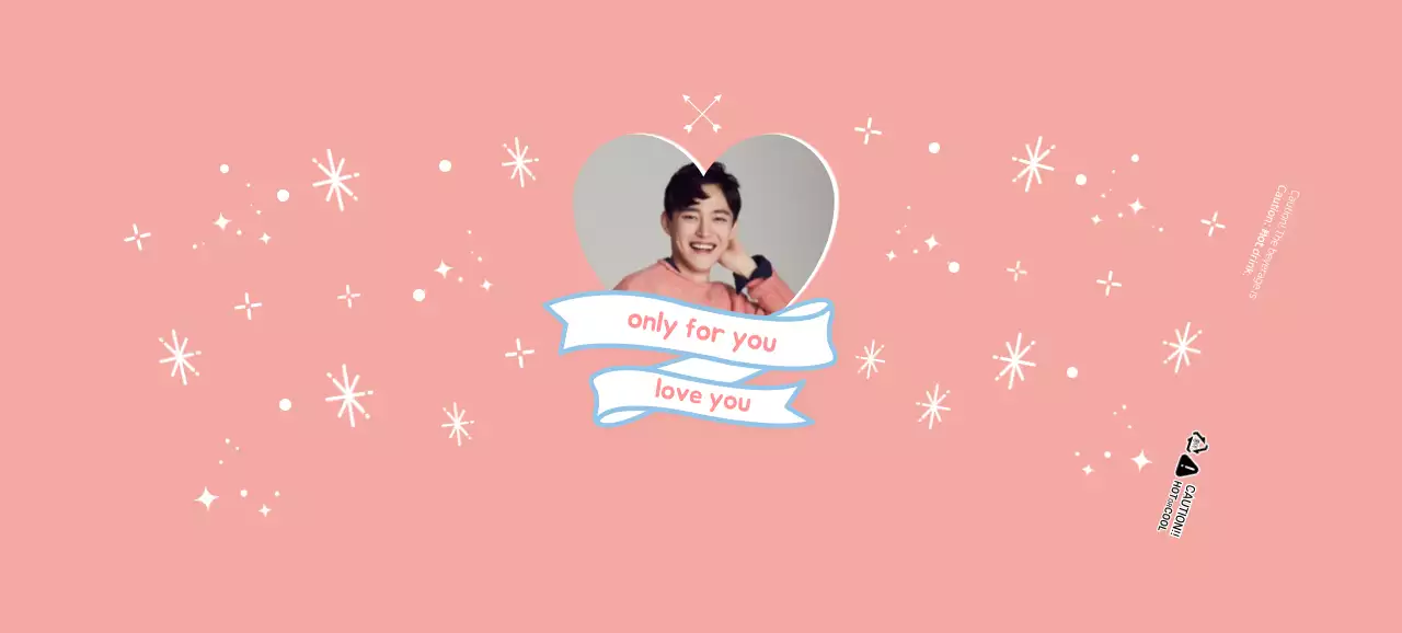 Pink cute celebrity merchandise paper cups