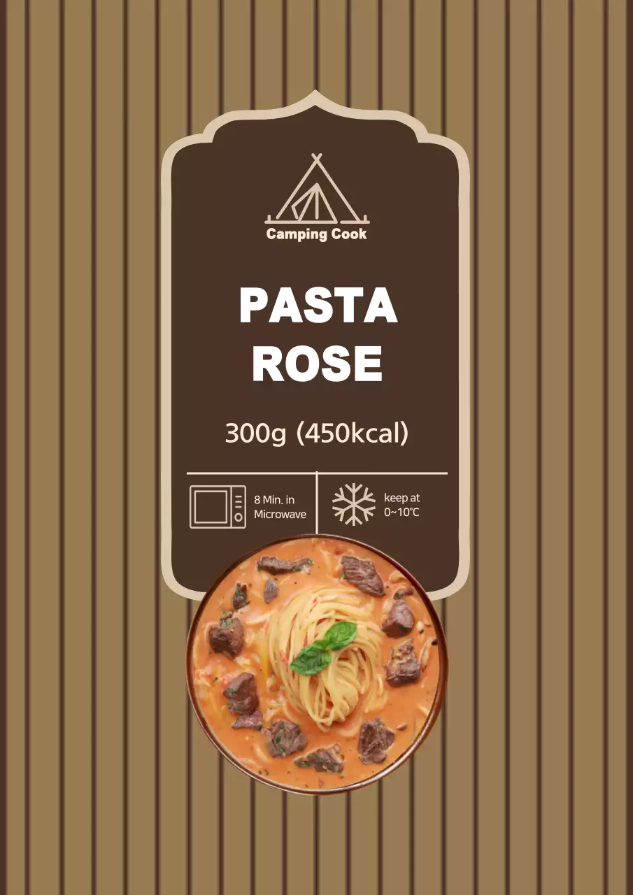 Brown Traditional Pasta Menu Poster