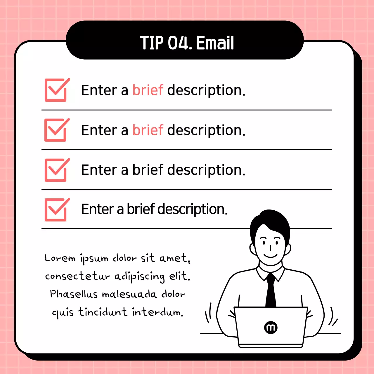 Black Minimal Business Guide Instagram Carousel