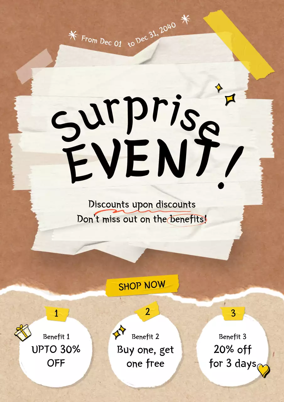 Braunton Kraft Paper Entertainment Concept's SAT Event