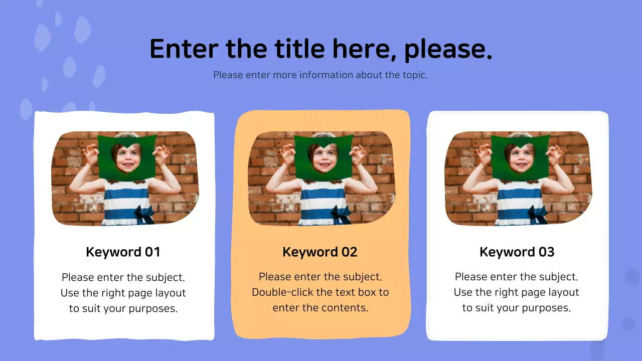 Presentations with a pastel, fluffy feel