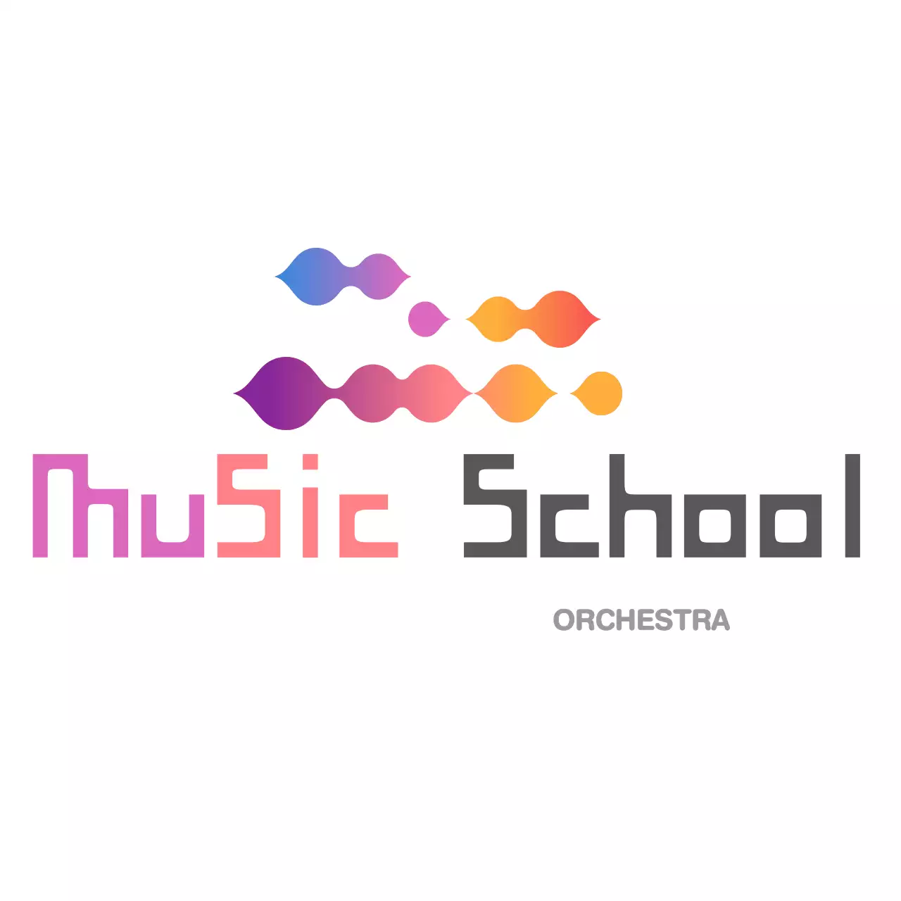 Rainbow Modern Music Announcement Logo