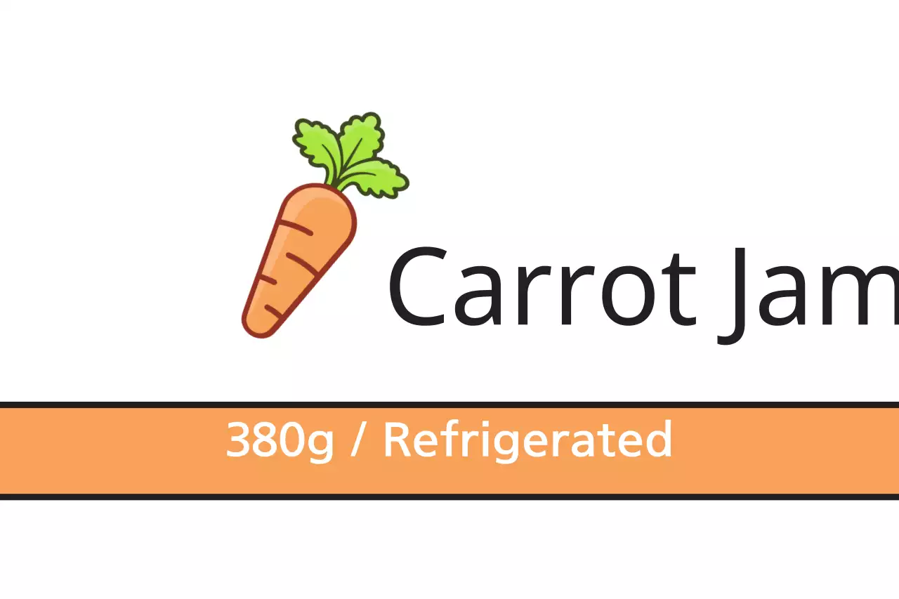 Orange Simple Food Label Banner