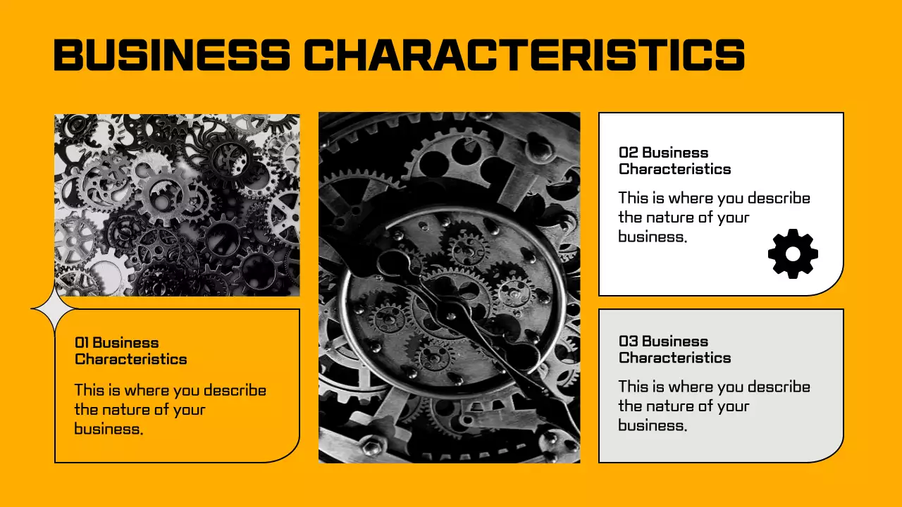 오렌지 산업 비즈니스 프레젠테이션