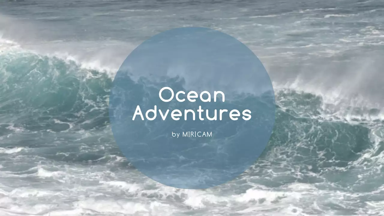 Blue Minimal Ocean Promotion YouTube Thumbnail
