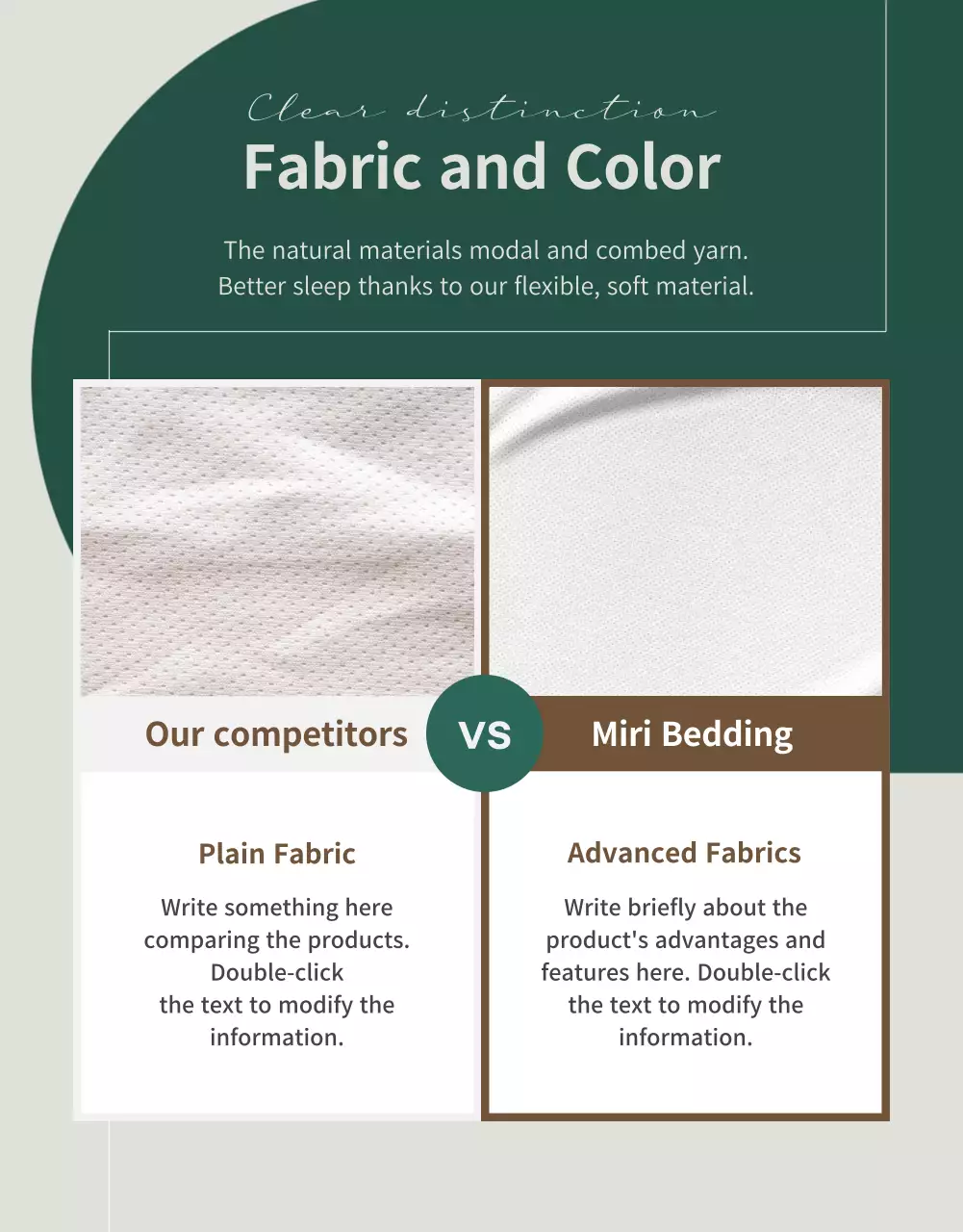 Luxury concept bedding in modern brown tones (more)