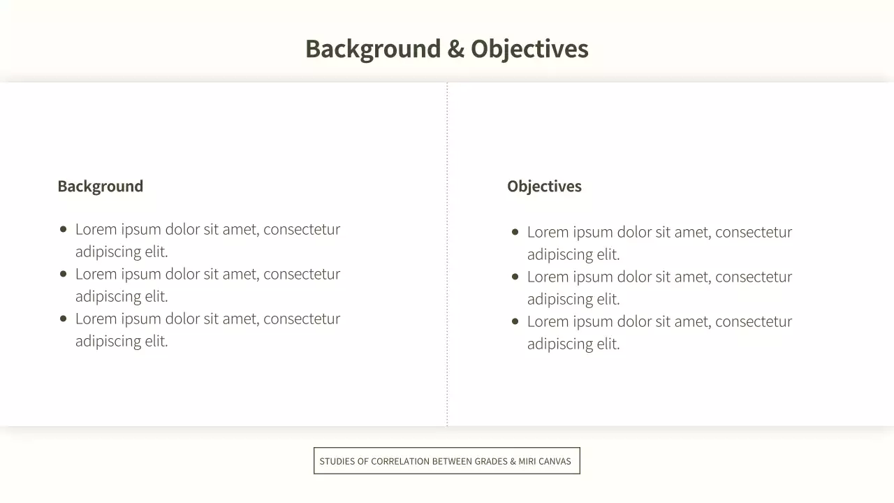 Beige Professional Study Report Presentation