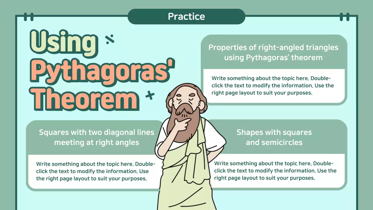 Pastel classroom presentations with characters