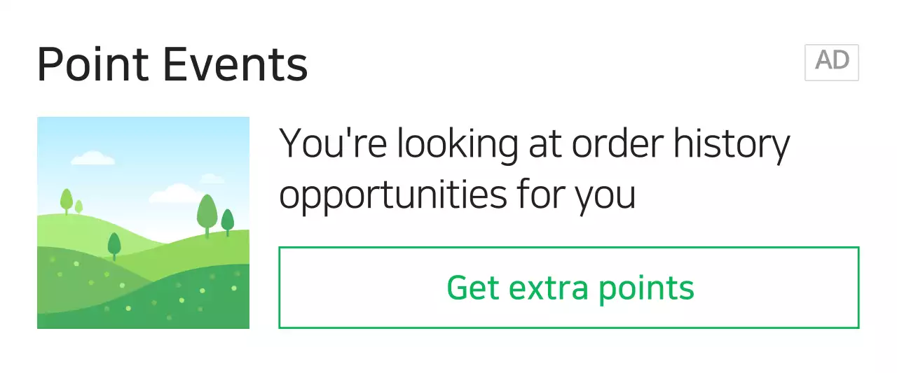 Green Minimal Points Promotion Banner