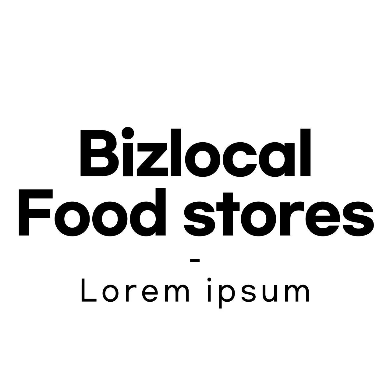Modern symbol and text logo combination style for local food store employees