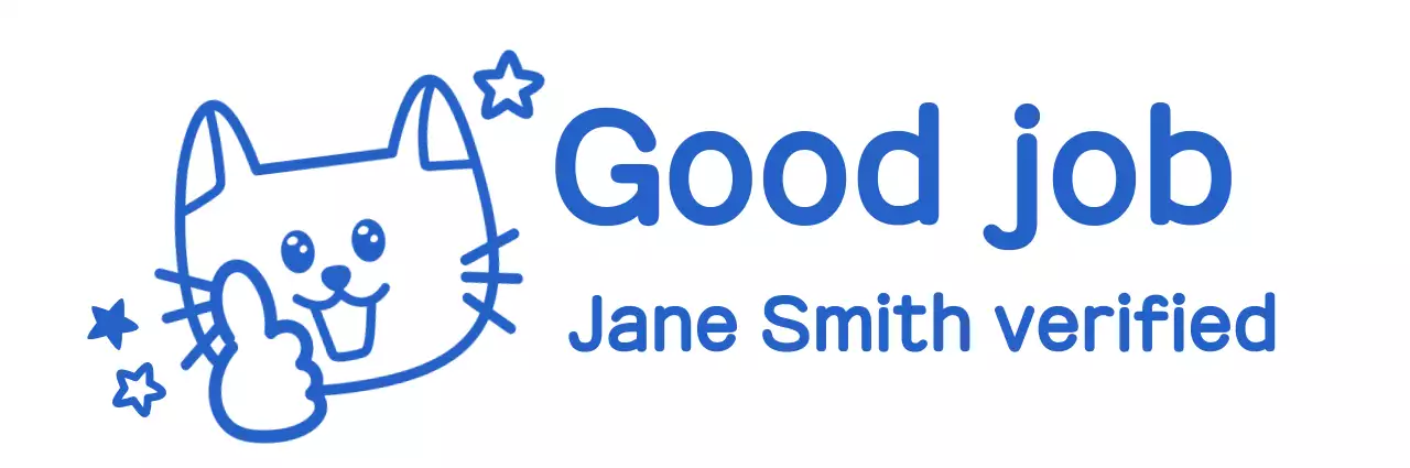 Well done concept with a cute cat illustration