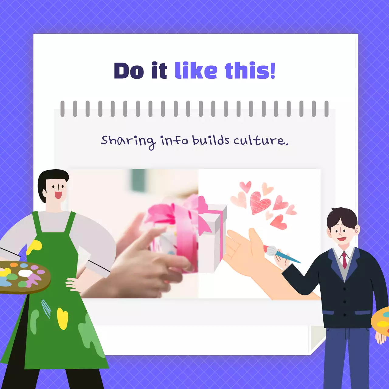 Purple Modern Fair Use Promotion Instagram Carousel