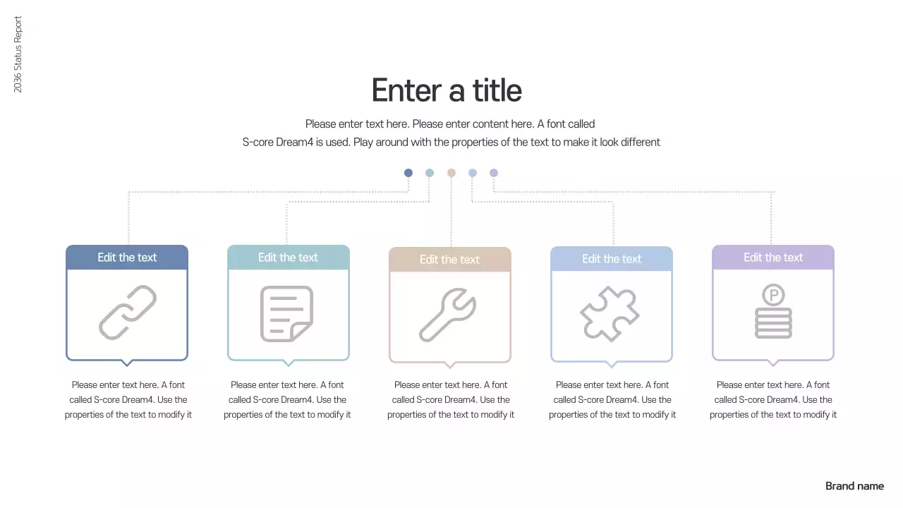 Black Modern Business Report Presentation