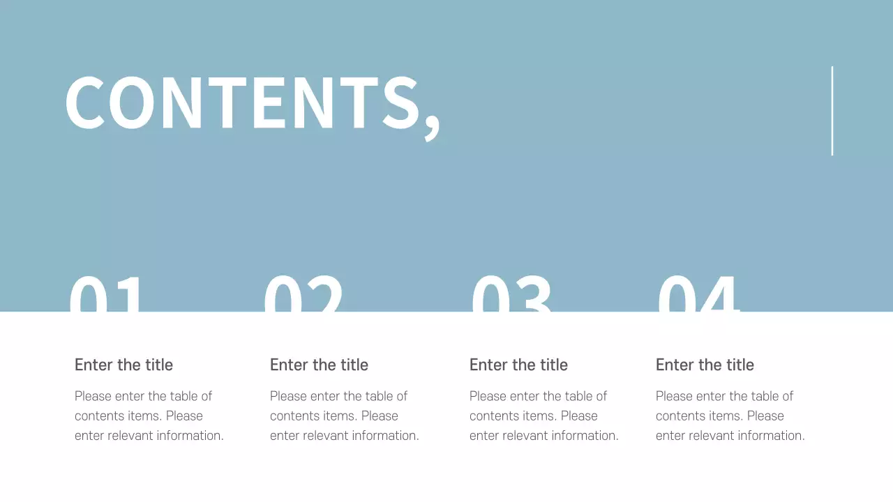 Blue Modern Project Guide Presentation