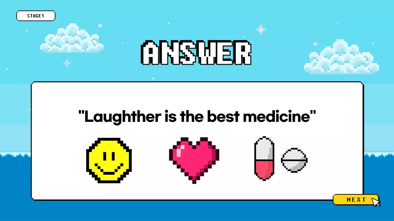 Blue Retro Quiz Event Presentation