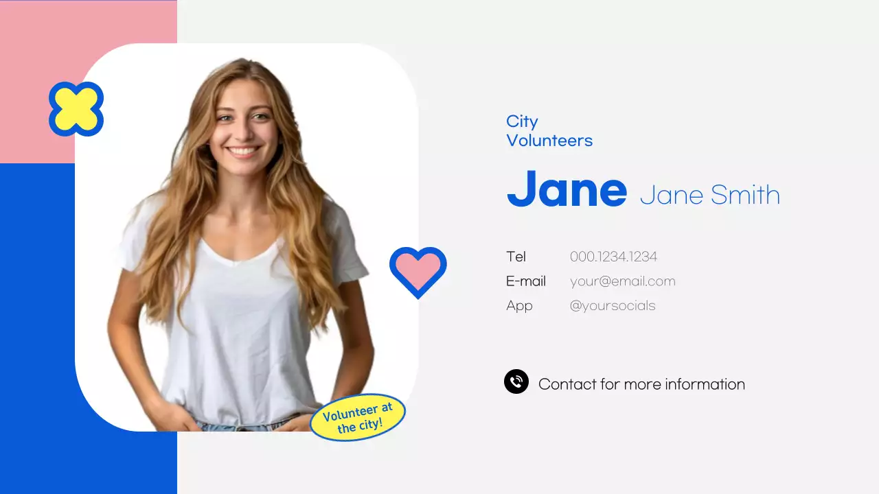 Green Modern Volunteer Report Presentation