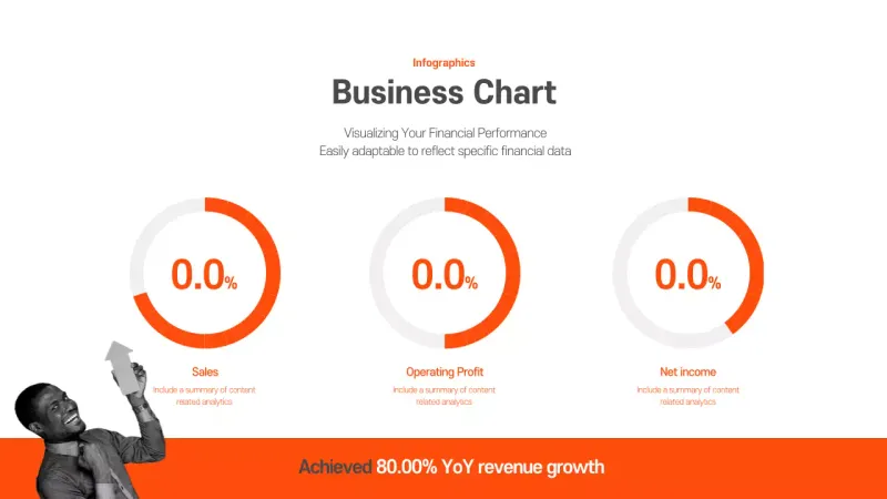 Orange Modern Business Analytics Infographic