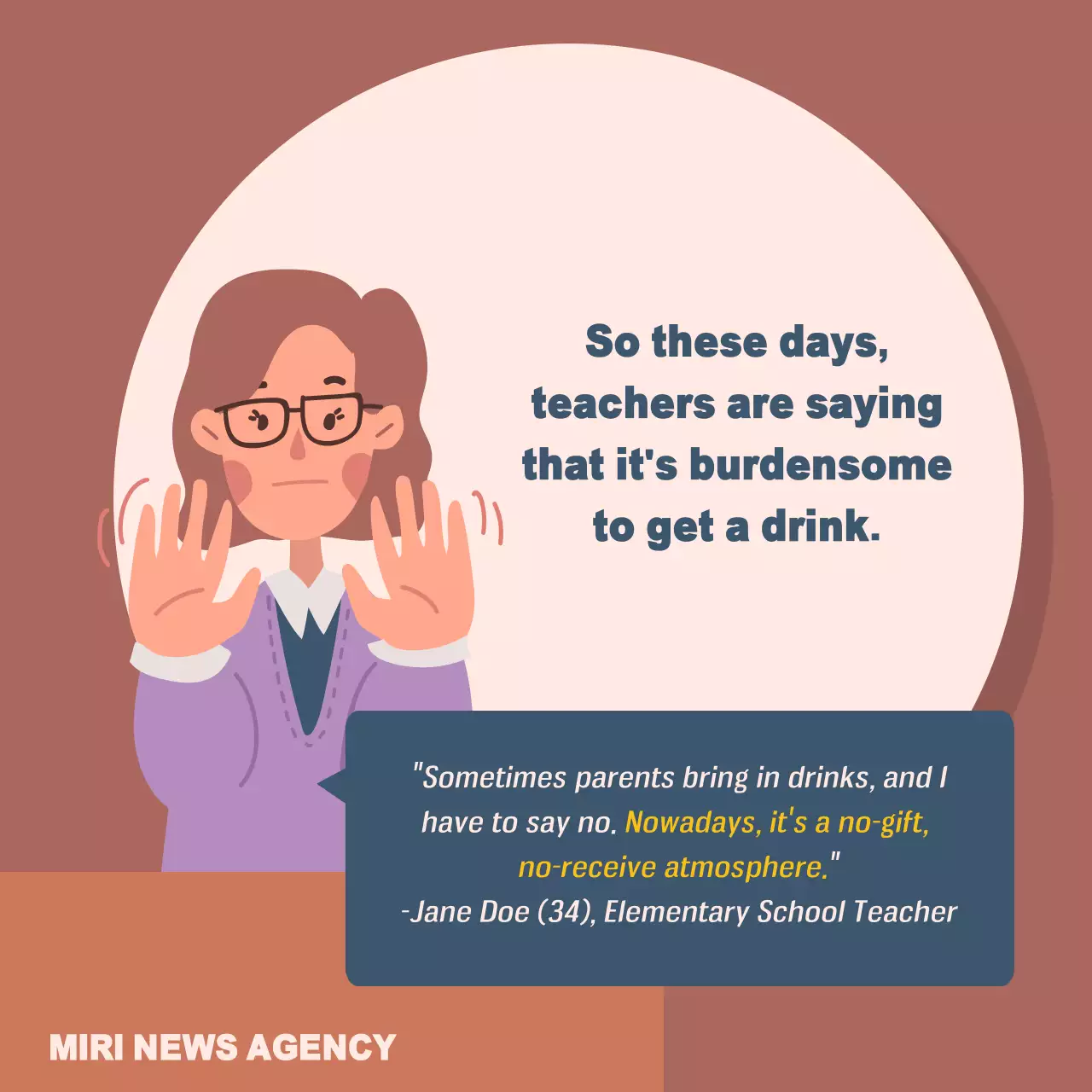 Beige Simple Teacher's Guide Instagram Carousel