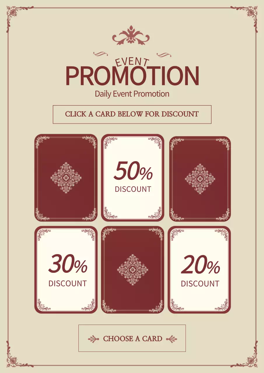Beige Elegant Event Promotion Poster