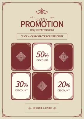 Beige Elegant Event Promotion Poster