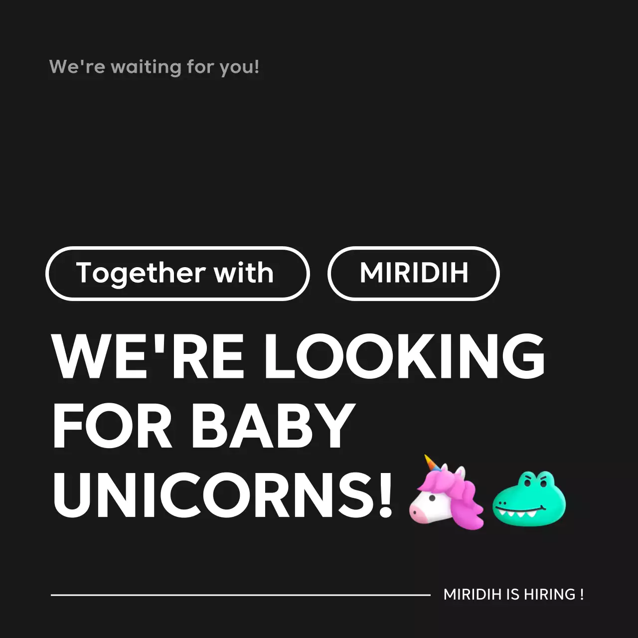 Black Modern Job Posting Instagram Carousel