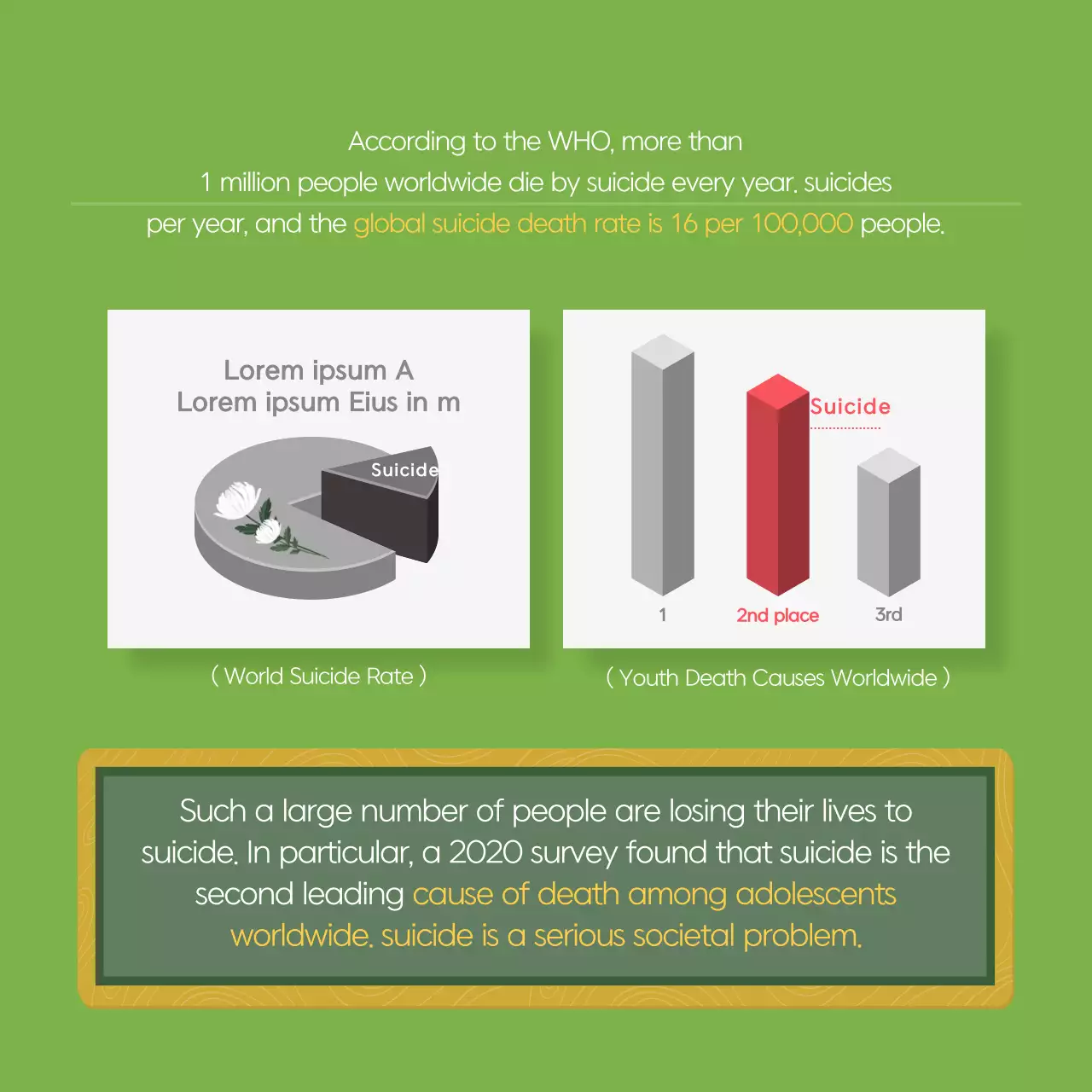 Yellow Minimal Prevention Announcement Instagram Carousel