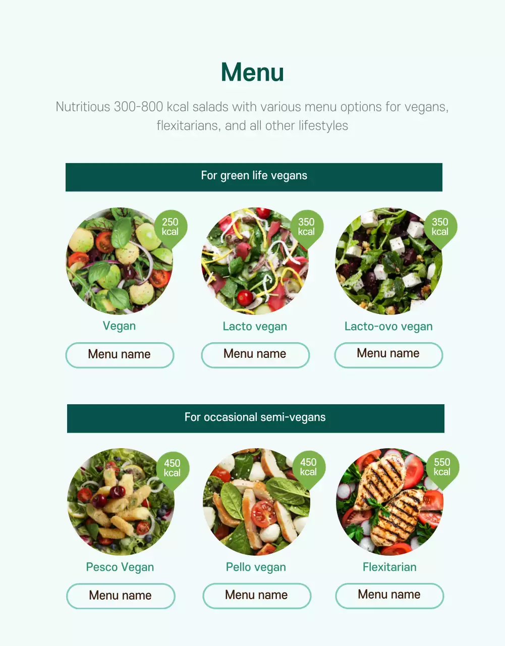 Green, vegan salads that are good for you and the planet.