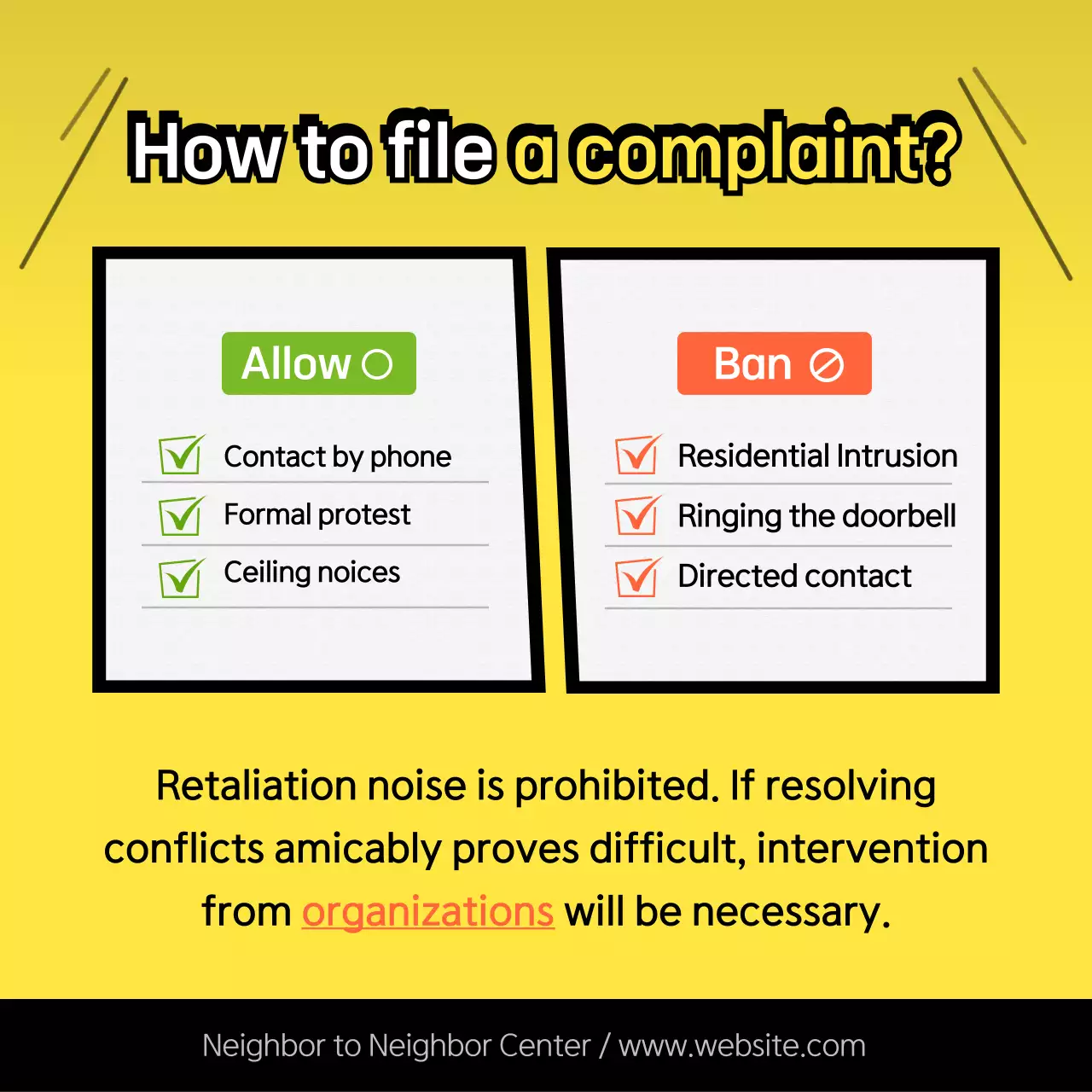 Grey Comic Neighbors Guide Instagram Carousel