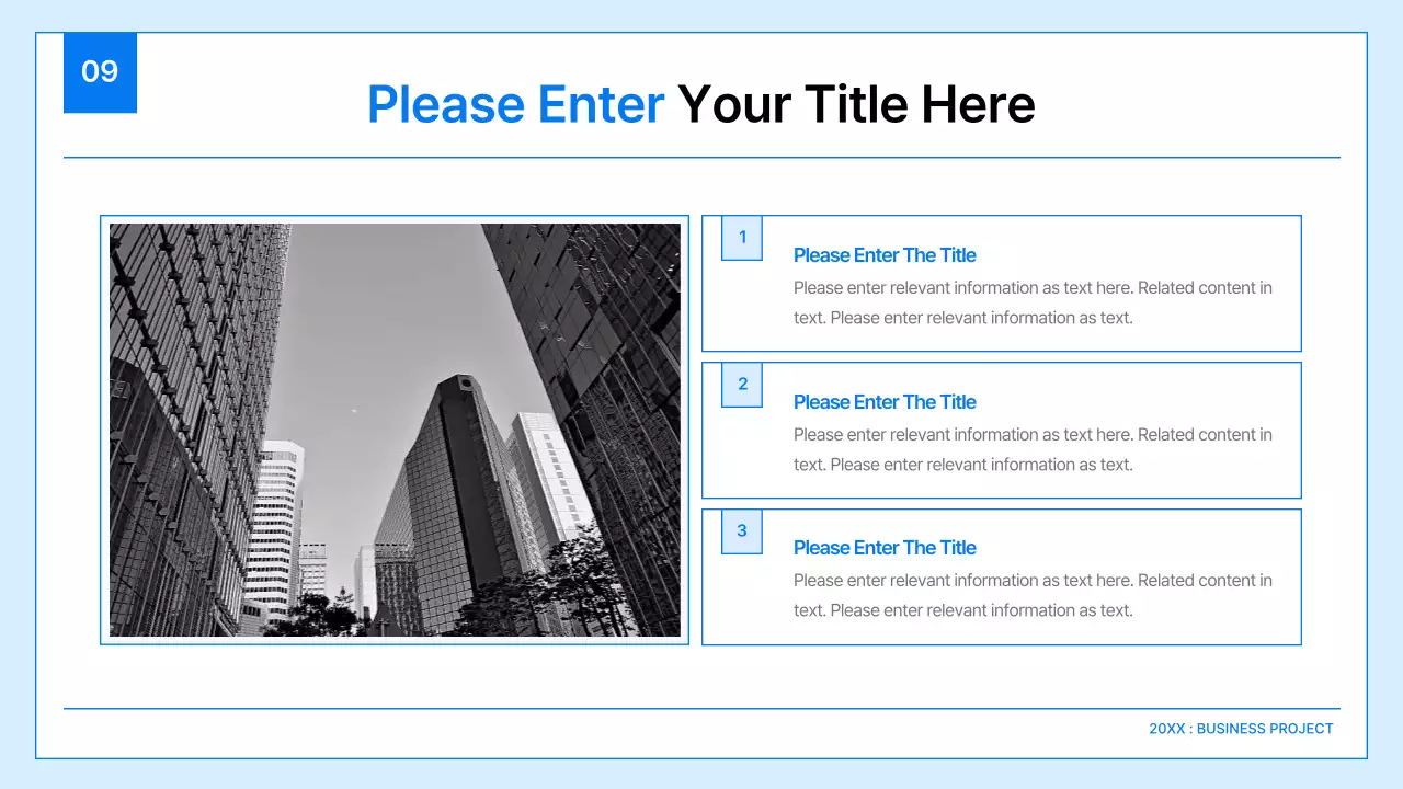 Blue Minimal Business Guide Presentation