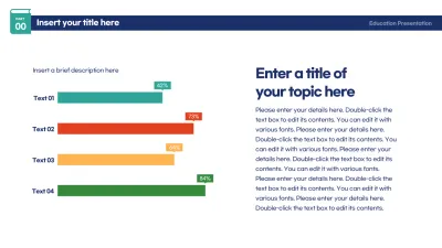 Blue Modern Education Presentation Infographic