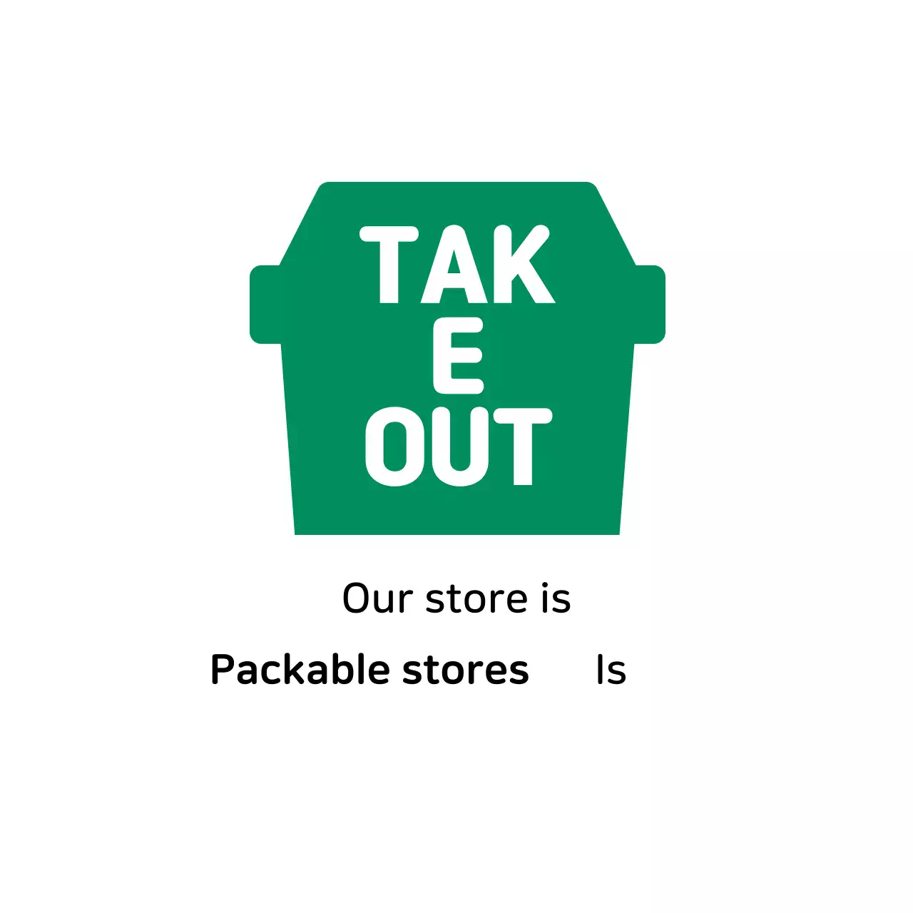 Ilustrasi abstrak label kemasan toko