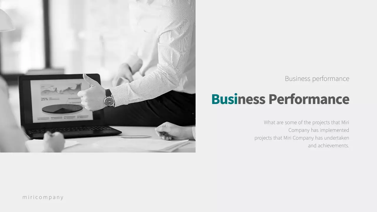 Teal Professional Business Report Presentation