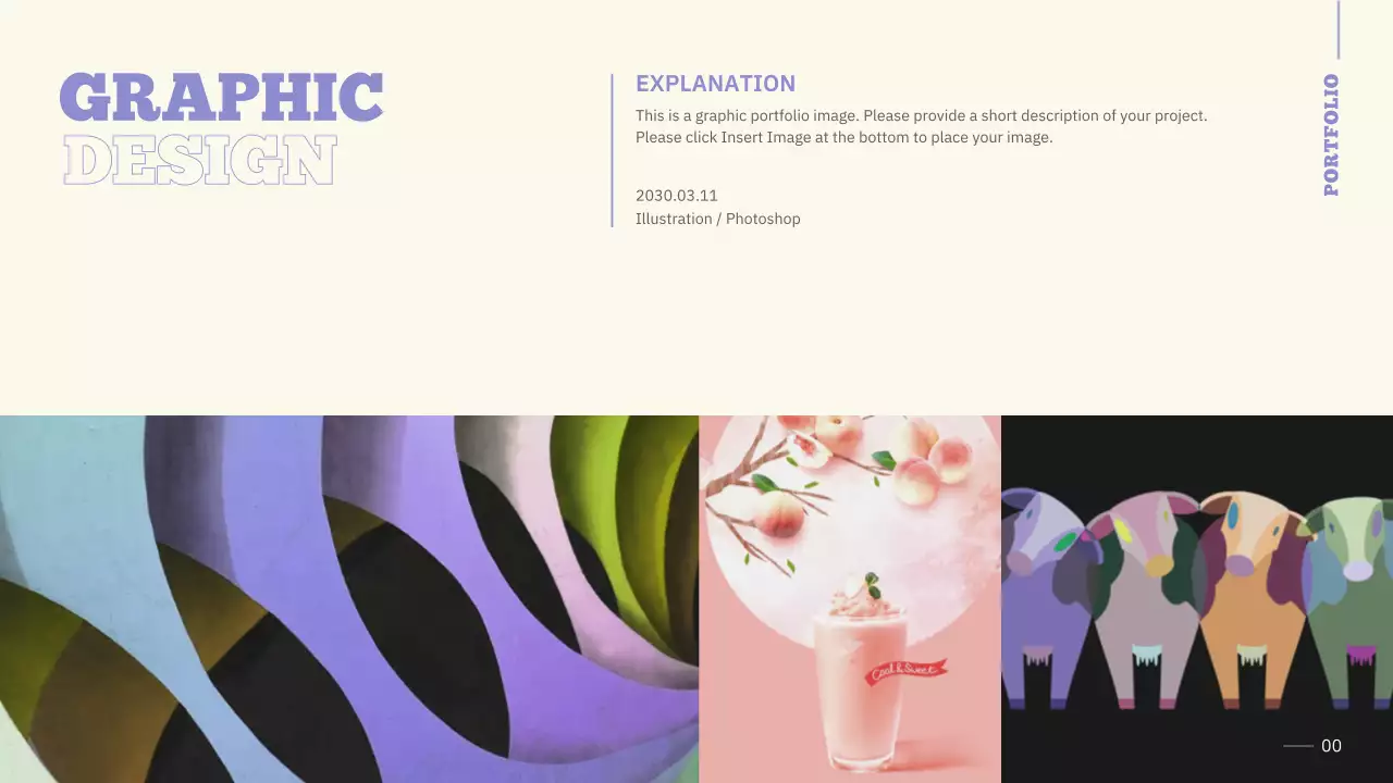 Purple Modern Design Portfolio Presentation