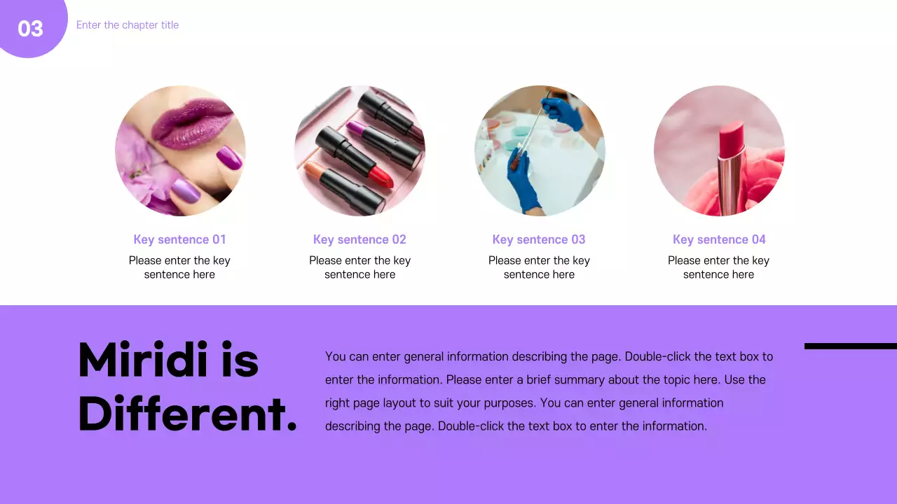 Coral Modern Beauty Presentation