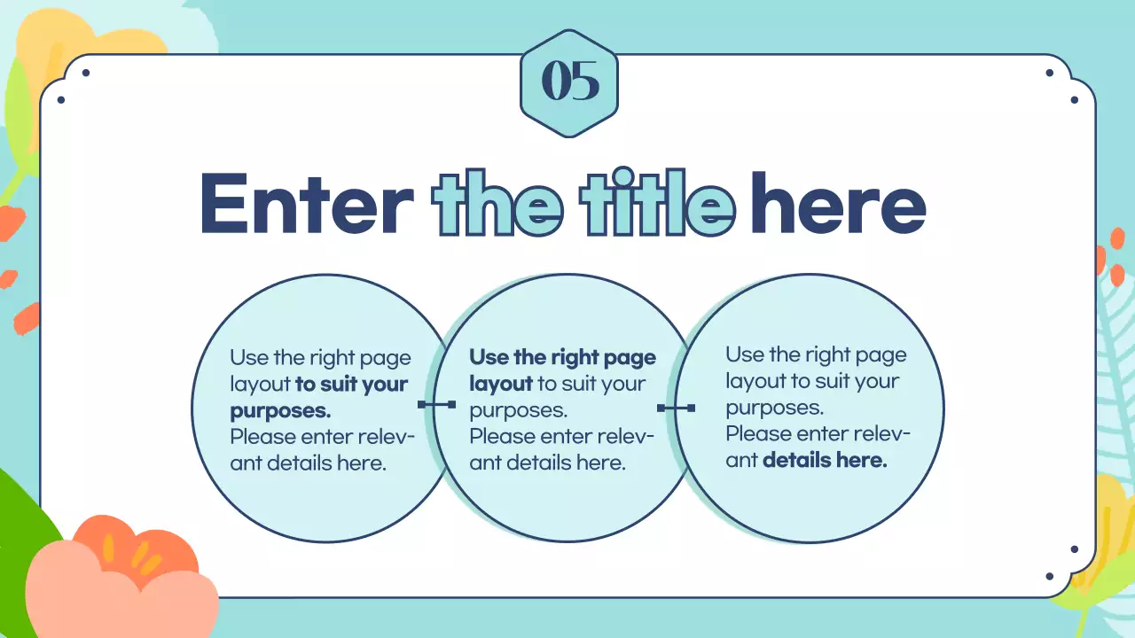 Colorful Tropical City Newsletter Presentation