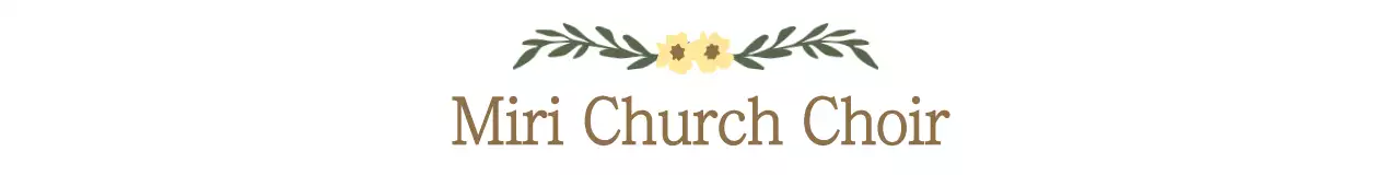 Pertemuan di gereja dengan ilustrasi bunga dan tanaman dalam warna-warna lembut