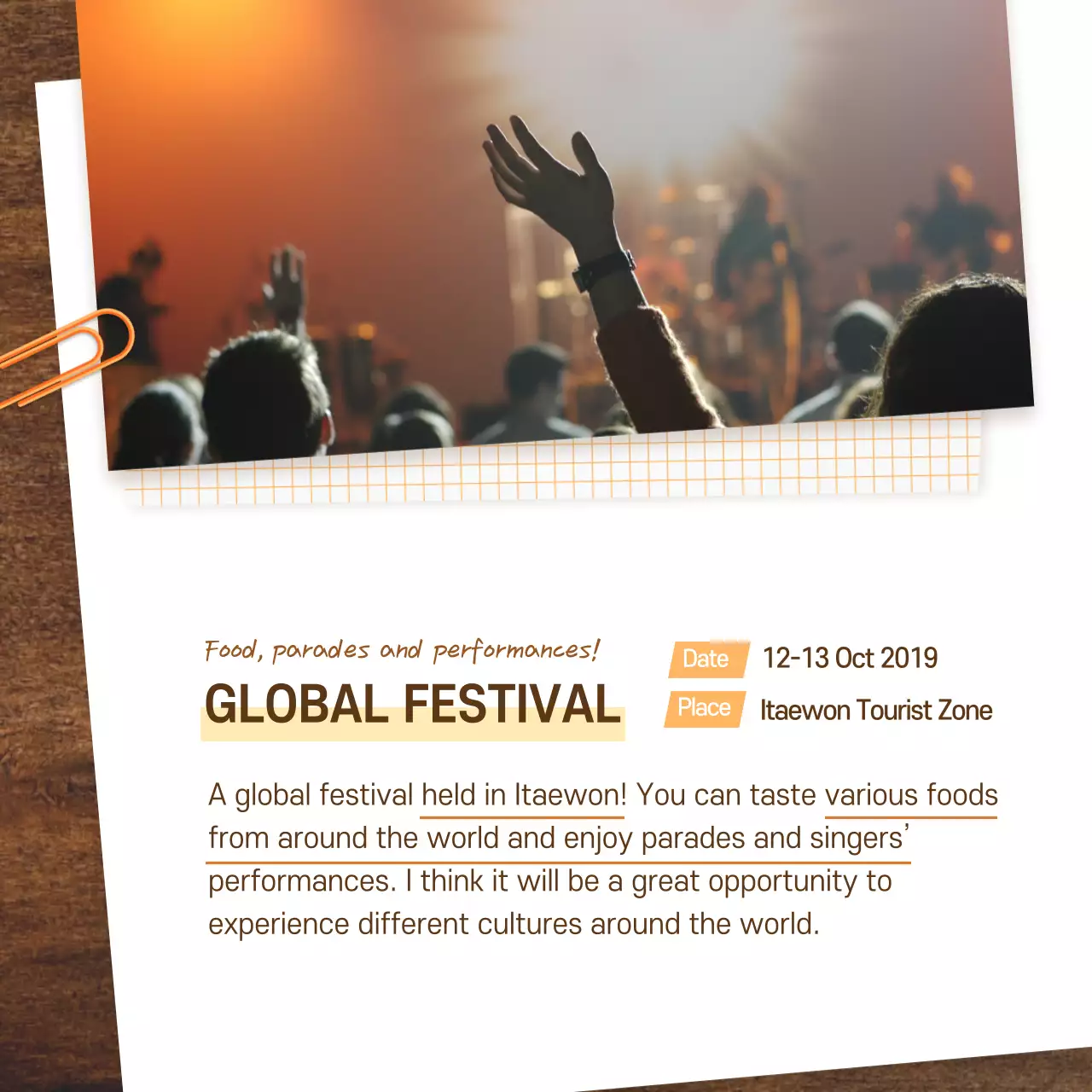 Brown Traditional Festival Promotion Instagram Carousel