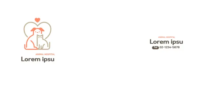 White simple veterinary logo veterinary mug