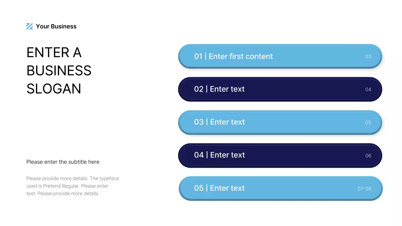 Blue Professional Business Plan Presentation