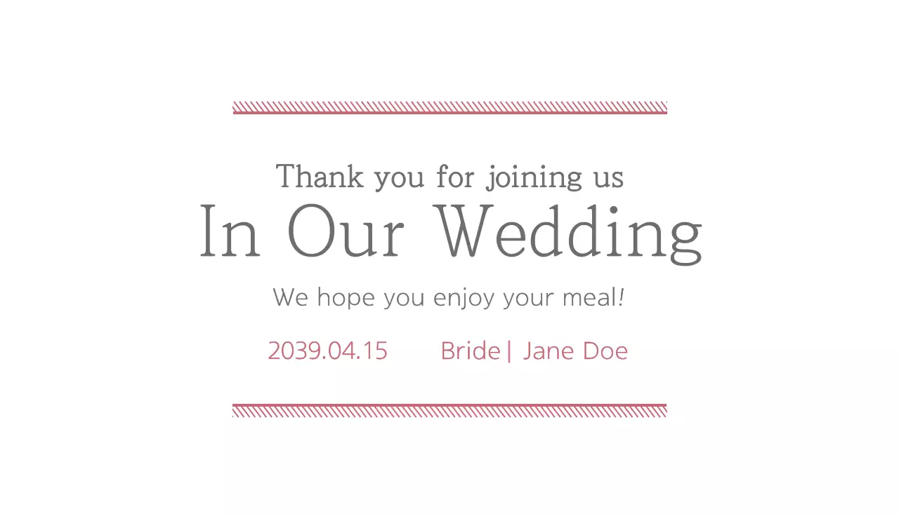 Purple Elegant Wedding Invitation Business Card