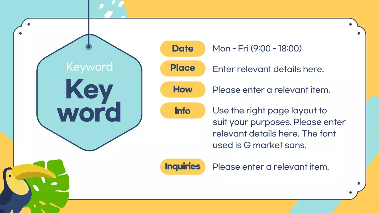 Colorful Tropical City Newsletter Presentation