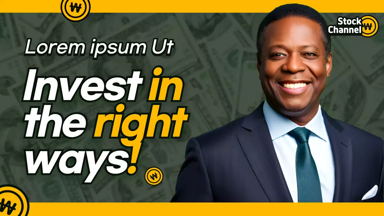 Yellow Modern Investment Promotion YouTube Thumbnail