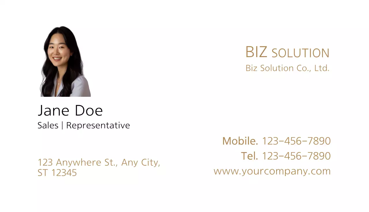 Corporate business cards